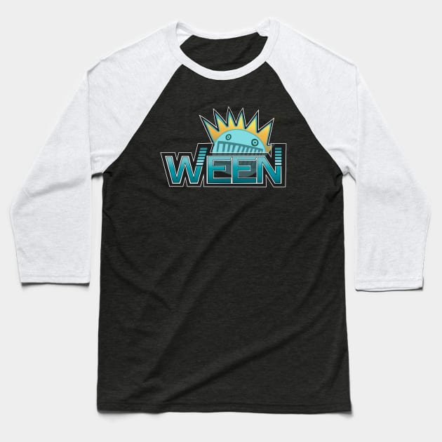 Sunrise Ween Graffiti Baseball T-Shirt by brooklynmpls